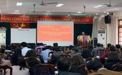 Hội nghị tập huấn dành cho các đơn vị sự nghiệp công lập trên địa bàn huyện Mai Châu, tỉnh Hòa Bình ngày 22/11/2019